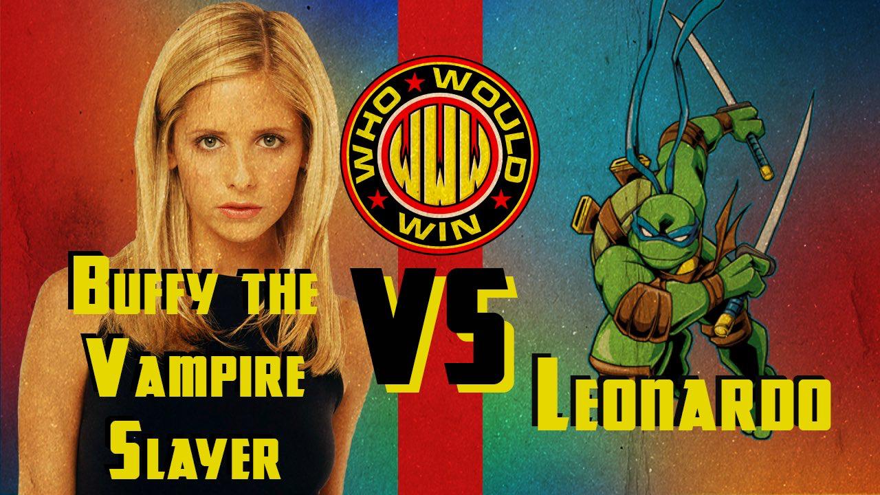 #WhoWouldWin Buffy vs Teenage Mutant Ninja Turtle