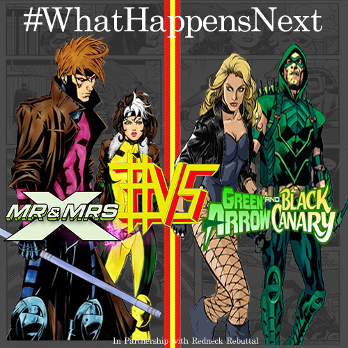 Gambit & Rogue #VS Green Arrow & Black Canary
